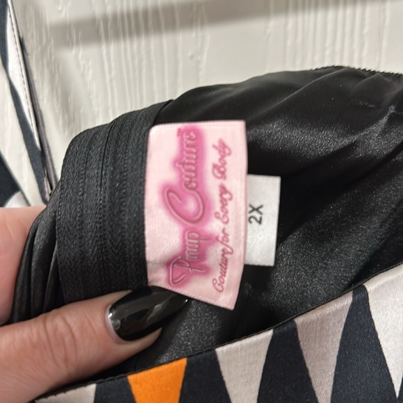 Pinup girl clothing Halloween Harlequin Jenny Dress and Bolero 2x - Picture 6 of 13